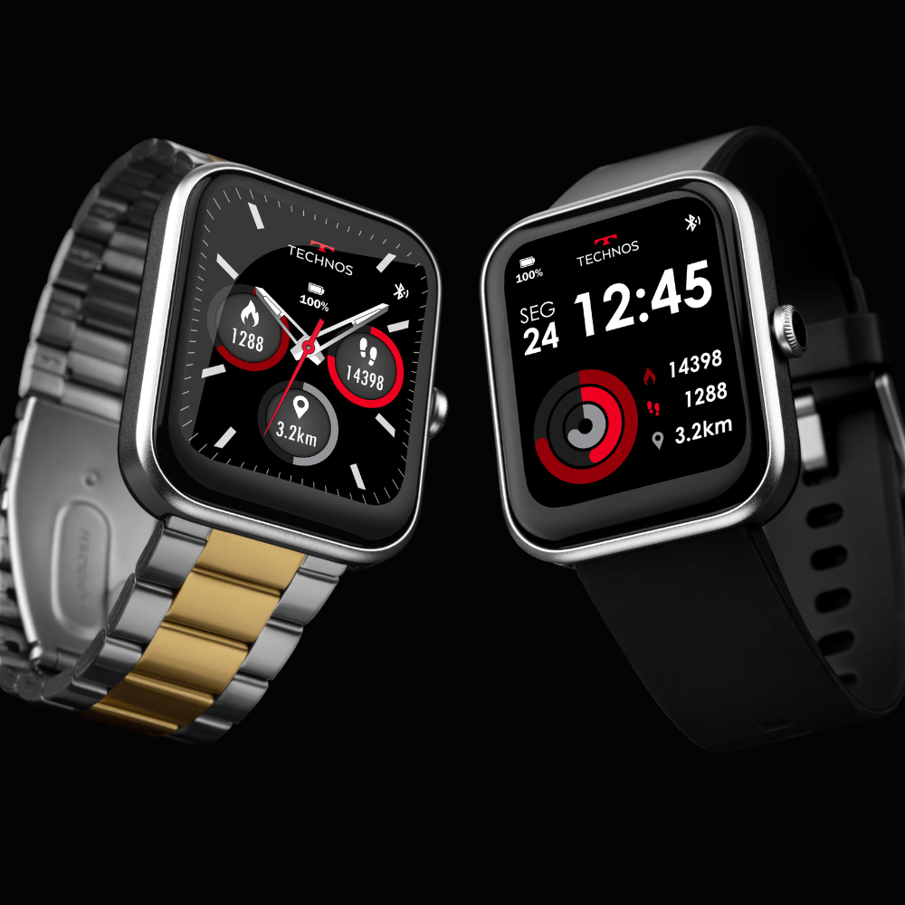 Smartwatch Technos Connect MAX Bicolor - TMAXAN/8D Prata 4
