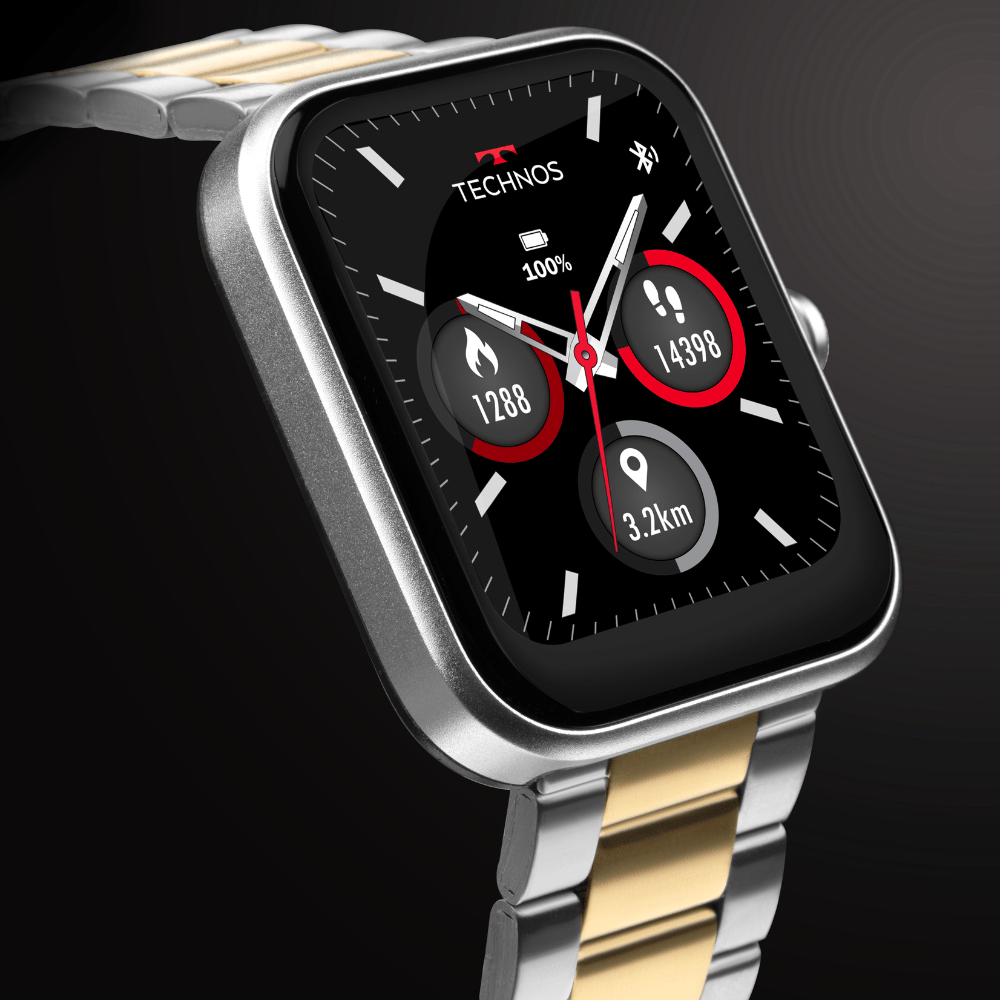 Smartwatch Technos Connect MAX Bicolor - TMAXAN/8D Prata 5