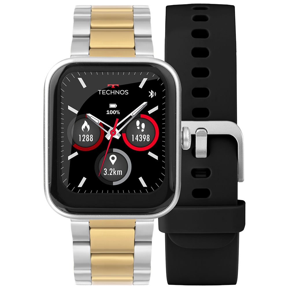 Smartwatch Technos Connect MAX Bicolor - TMAXAN/8D Prata 6