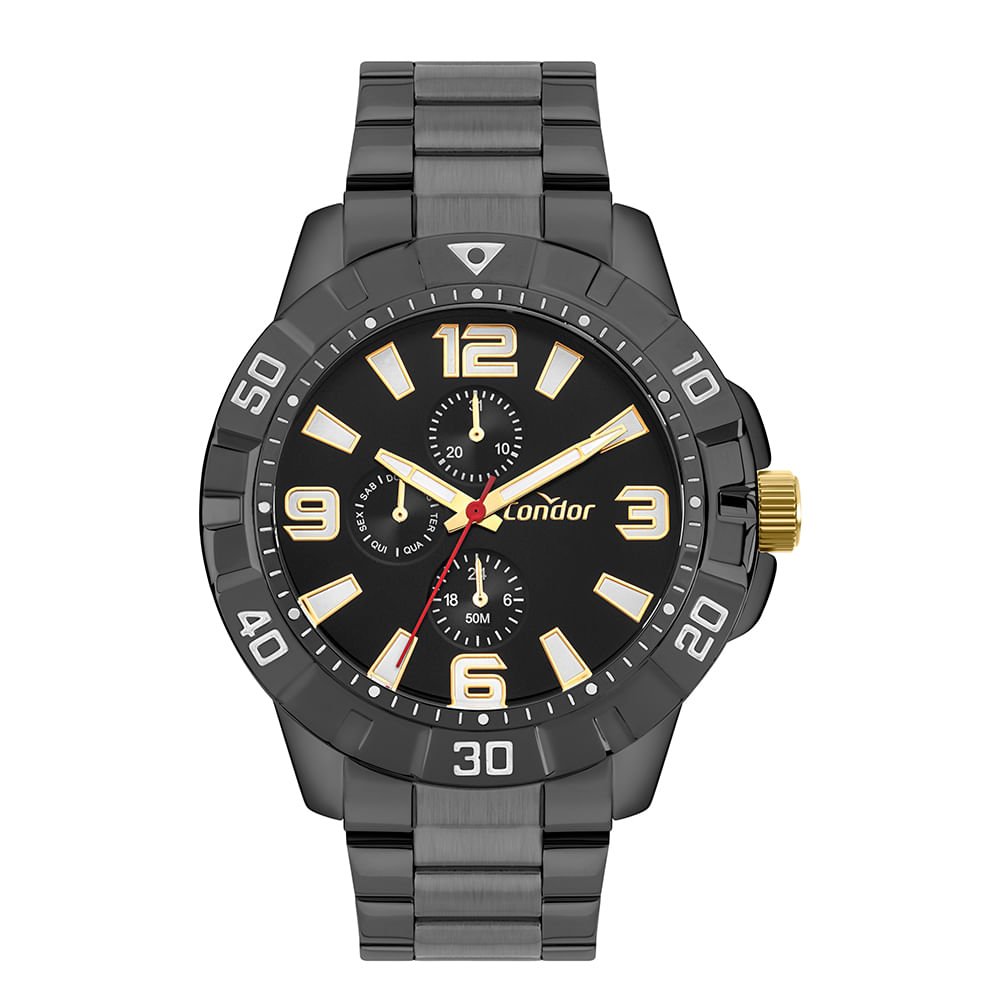 Relógio Condor Masculino Civic Grafite - CO6P27AB/4P Cinza 1