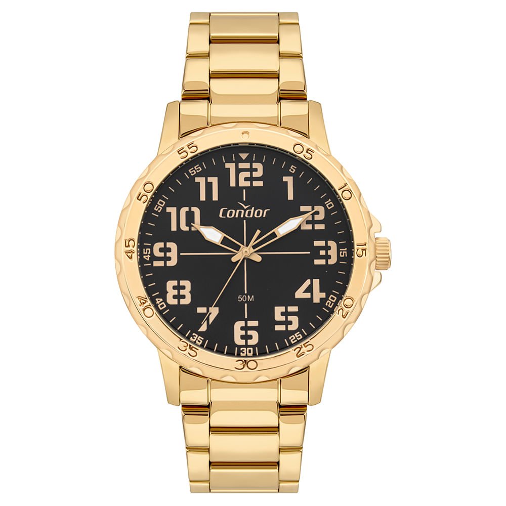 Relógio Condor Masculino Militar Dourado - CO2035NGD/4P Dourado 1