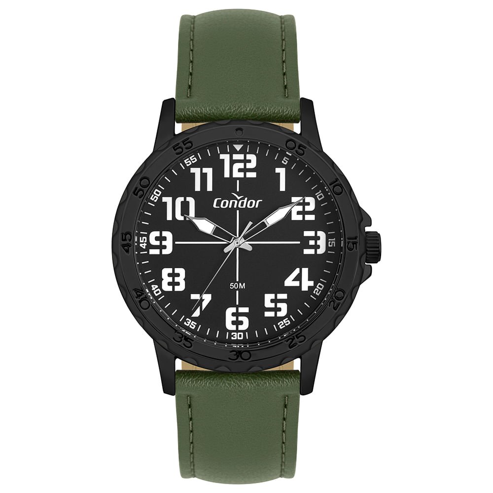 Relógio Condor Masculino Militar Preto - CO2035NGF/5P Verde 1