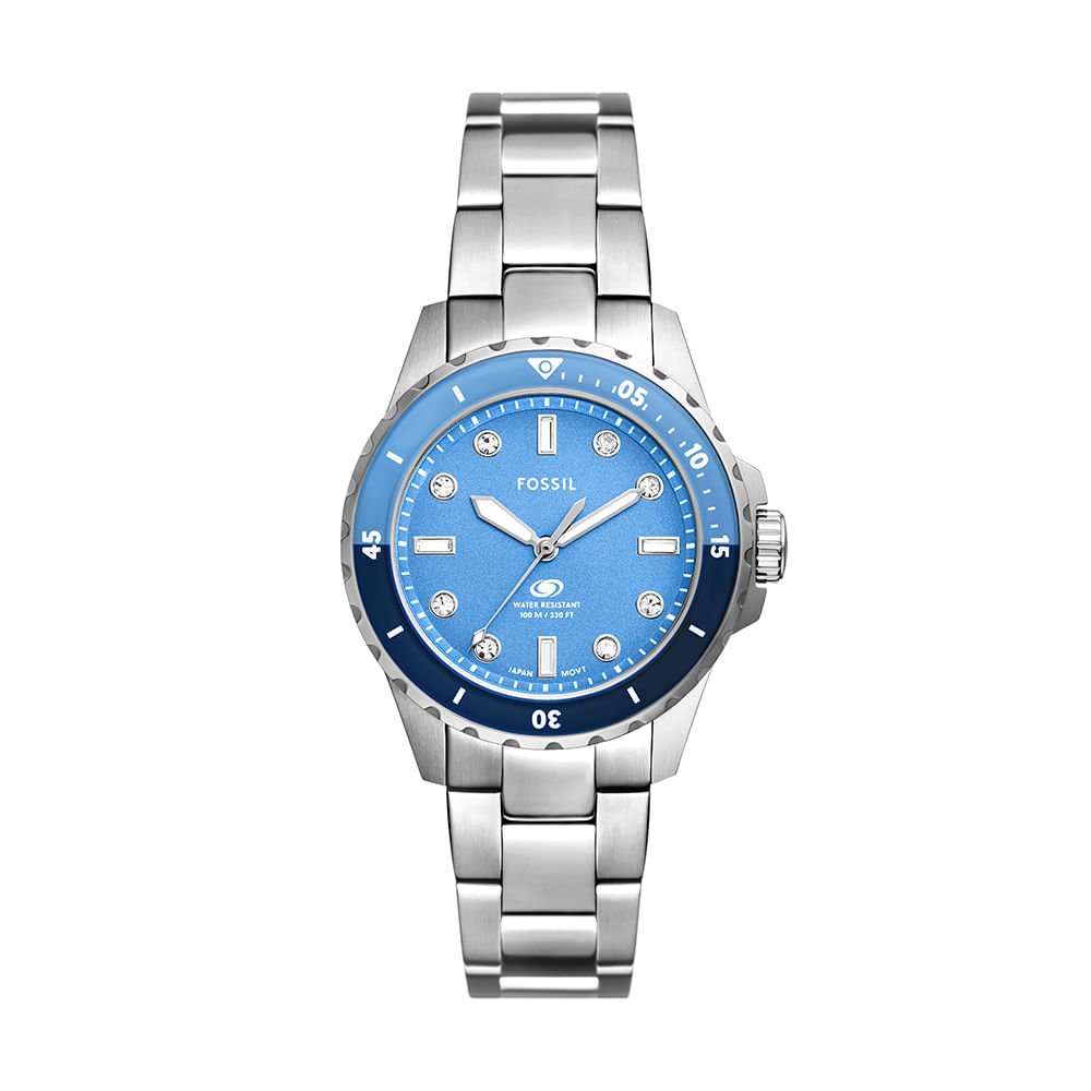 Relógio Fossil Feminino Fossil Blue Prata - ES5353/1KN Prata 1