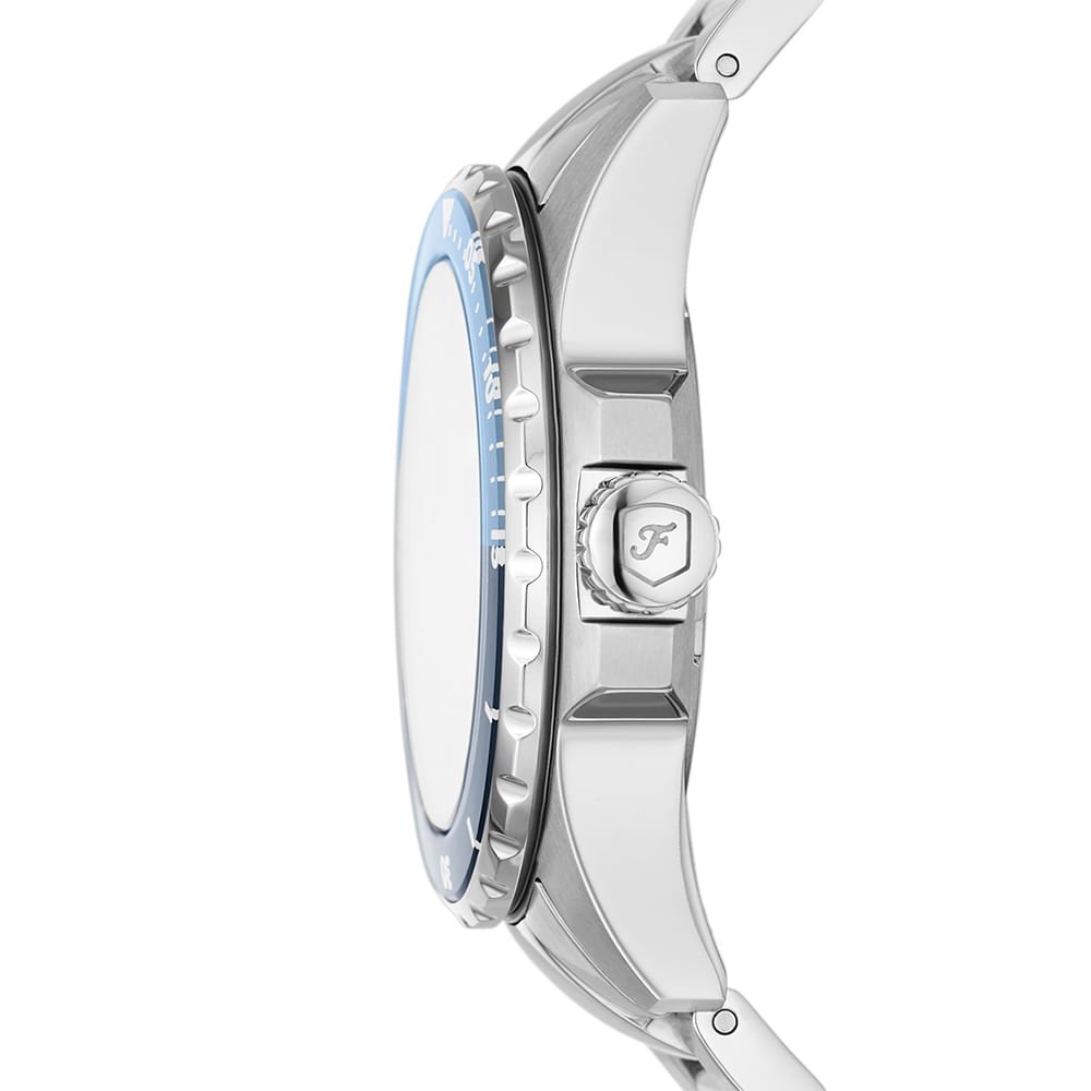 Relógio Fossil Feminino Fossil Blue Prata - ES5353/1KN Prata 2