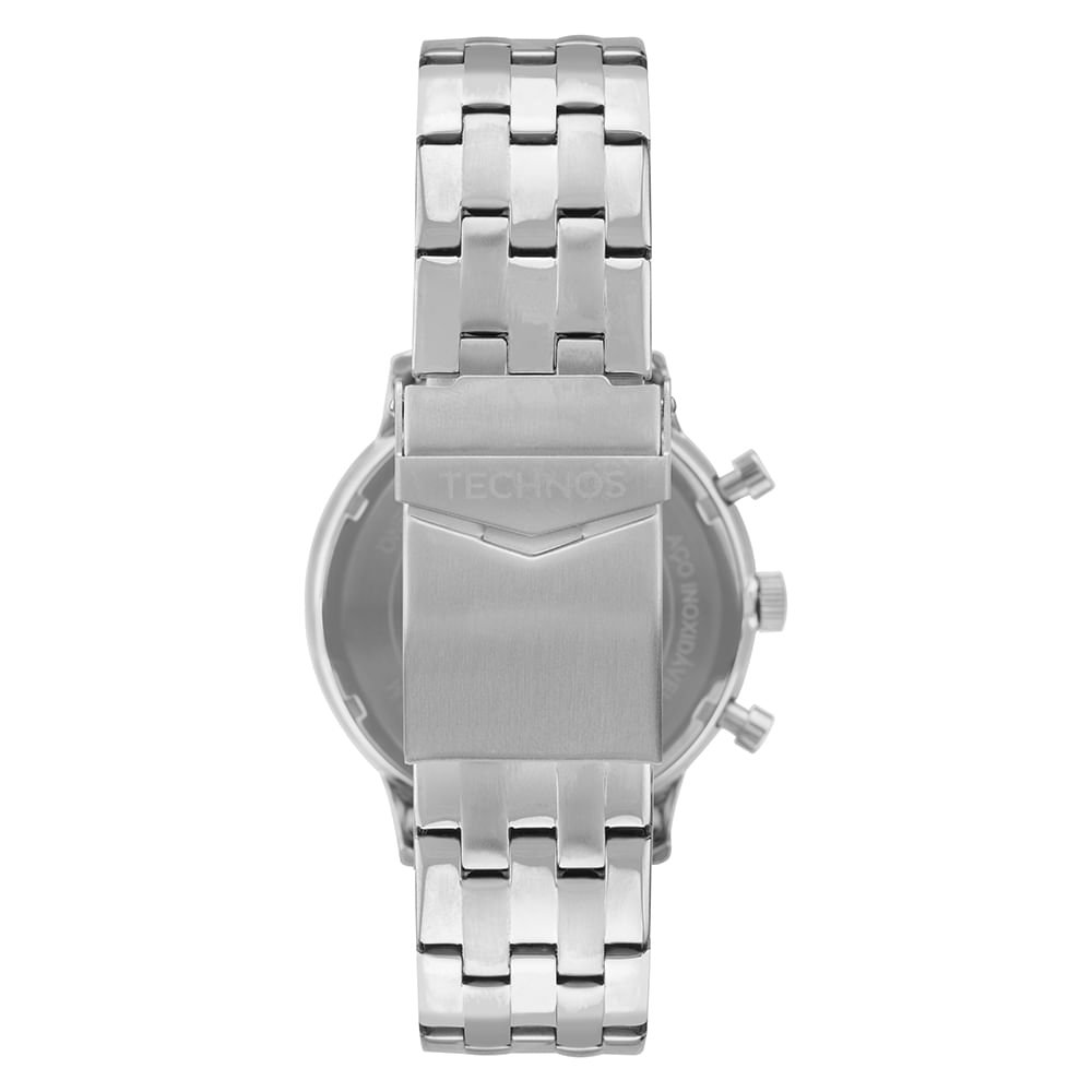 Relógio Technos Masculino Grandtech Prata - JS15ENR/1A Prata 3