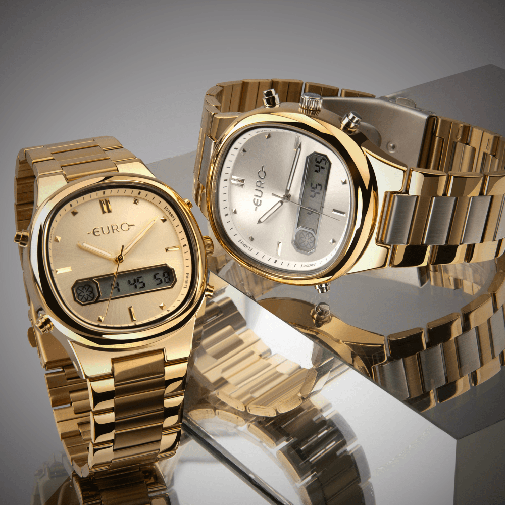 Relógio Euro Feminino Fashion Fit Sporty Bicolor - EUBJ3890AAZ/4K Multicores 4