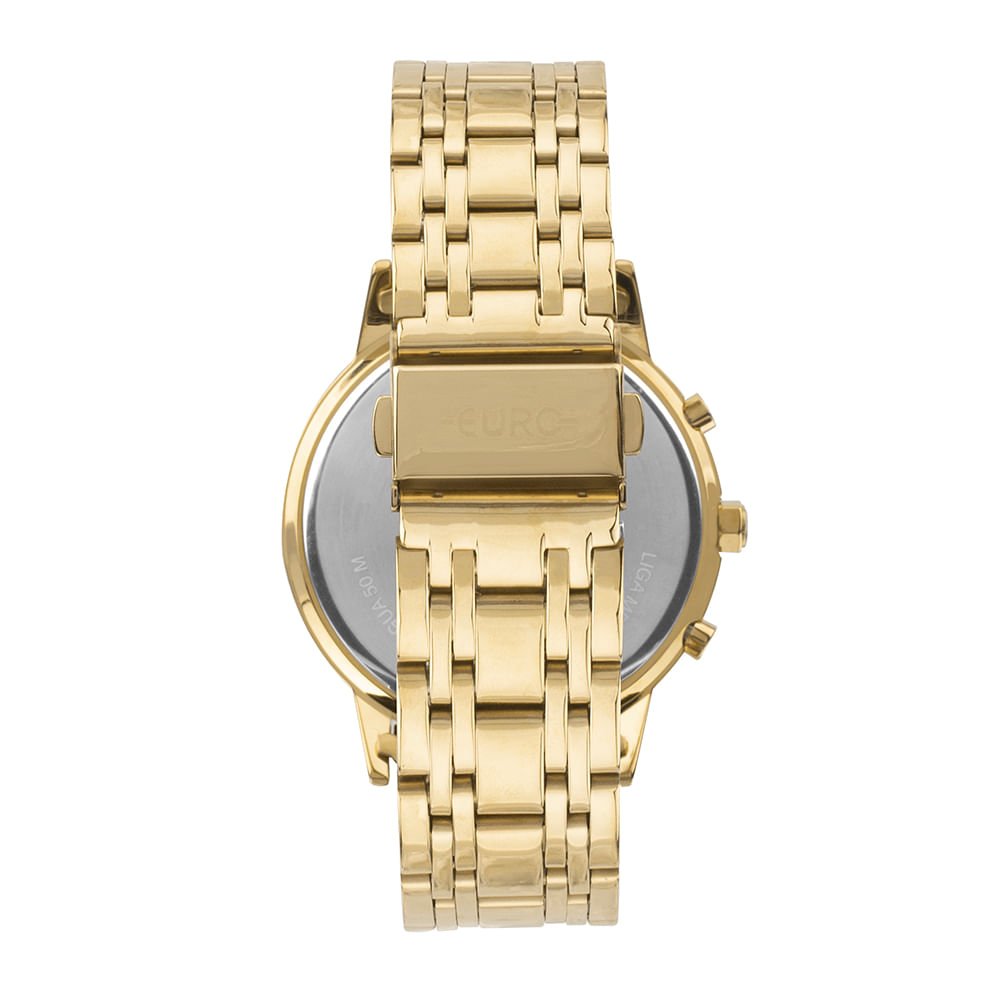 Relógio Euro Feminino Big Case Dourado - EUJS26AA/4D Dourado 3