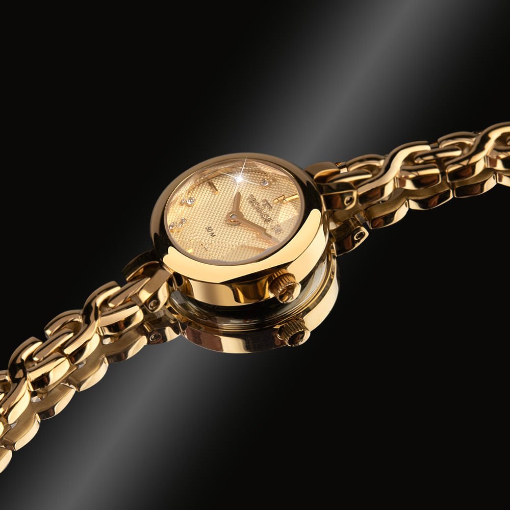 Relógio Technos Feminino Mini Dourado - 5Y20LZ/1D Dourado 2