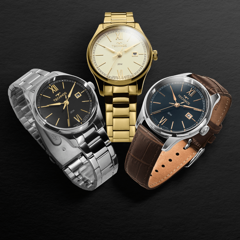 Relógio Technos Masculino Executive Prata - 2115TYX/1P Prata 4