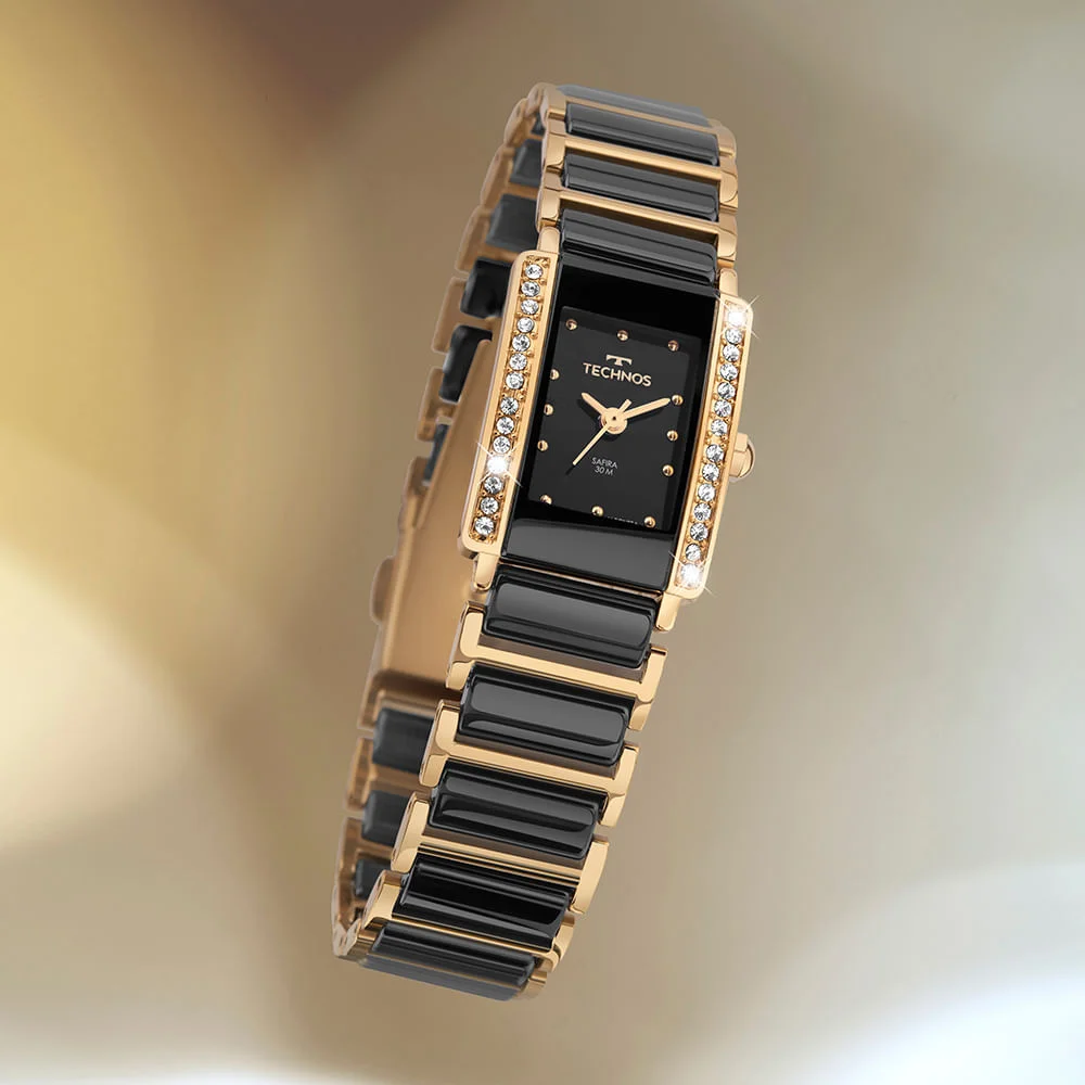 Relógio Technos Feminino Ceramic/saphire Dourado - 5Y30XP/1P Dourado 4