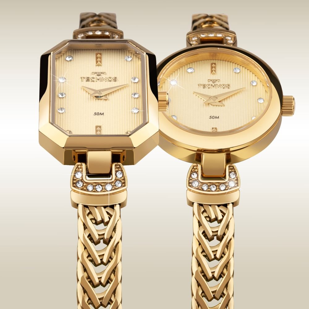 Relógio Technos Feminino Mini Joia Dourado - 5Y20LV/1D Dourado 4