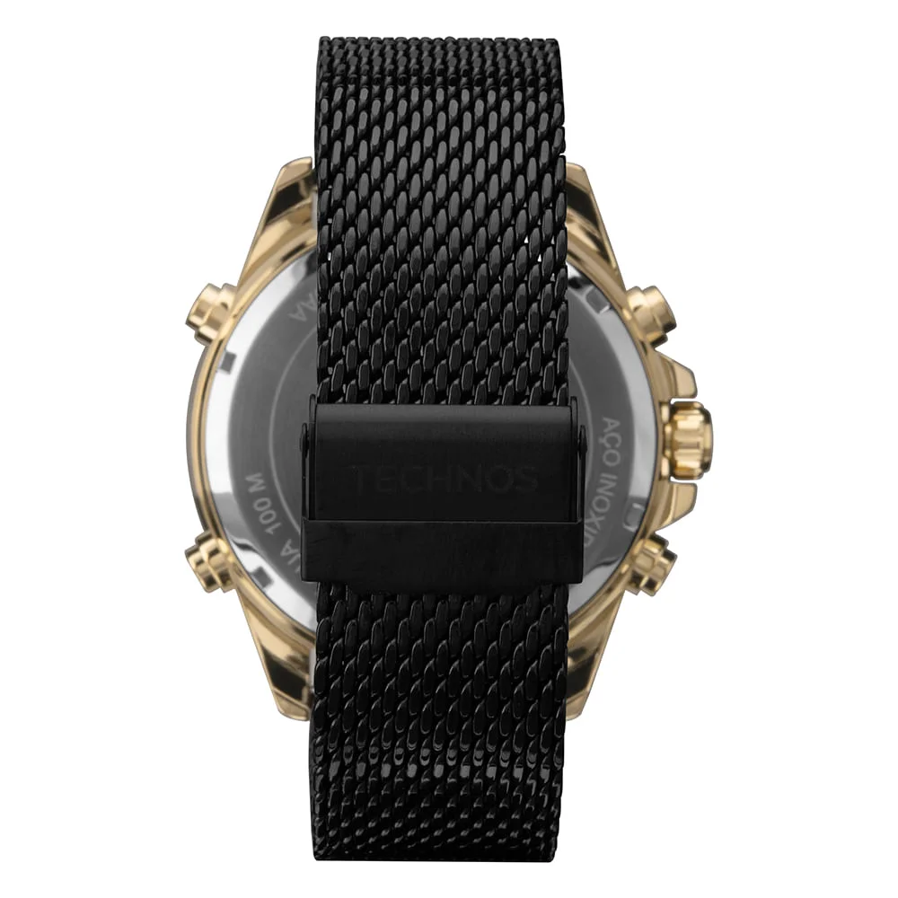 Relógio Technos Masculino Digitech Bicolor - AD1390AA/1P Preto 3