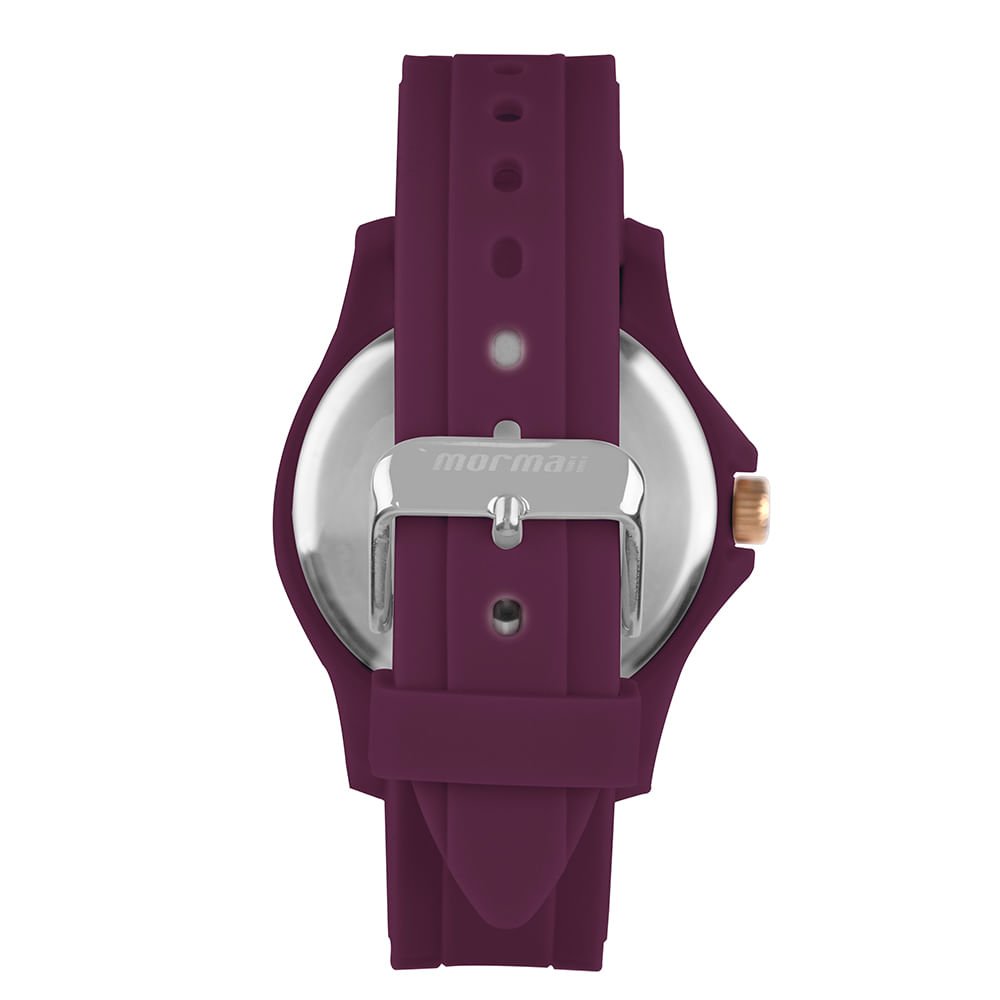 Relógio Mormaii Feminino Luau Vinho - MO2035LU/8N Rose Gold 3