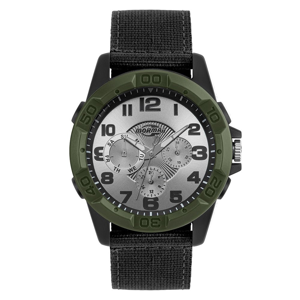 Relógio Mormaii Masculino Casual Preto - MO6P29AQ/8P Preto 1