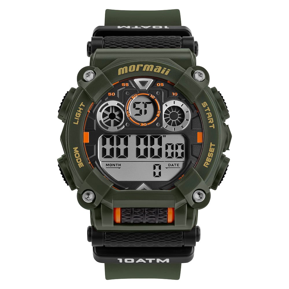Relógio Mormaii Masculino Force Verde - MO8005A/8V