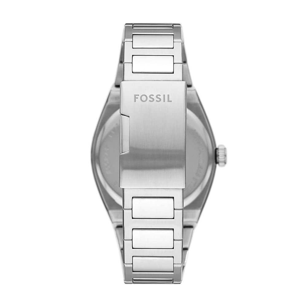 Relógio Fossil Masculino Everett Prata - FS5822/1KN Prata 3