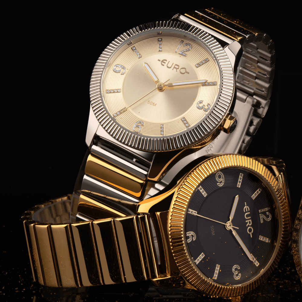 Relógio Euro Feminino Glitz Dourado - EU2036YUV/4P Dourado 4