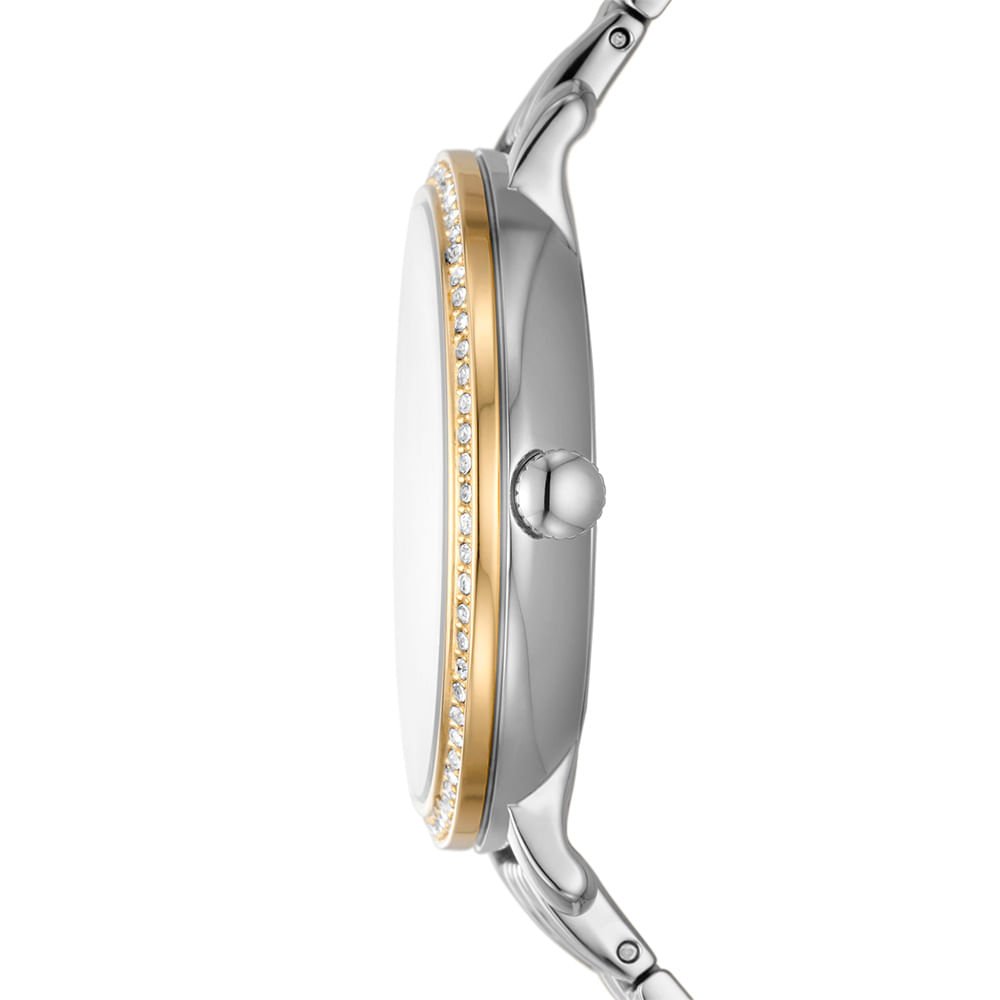 Relógio Fossil Feminino Jacqueline Bicolor - ES5166/1KN Prata 3