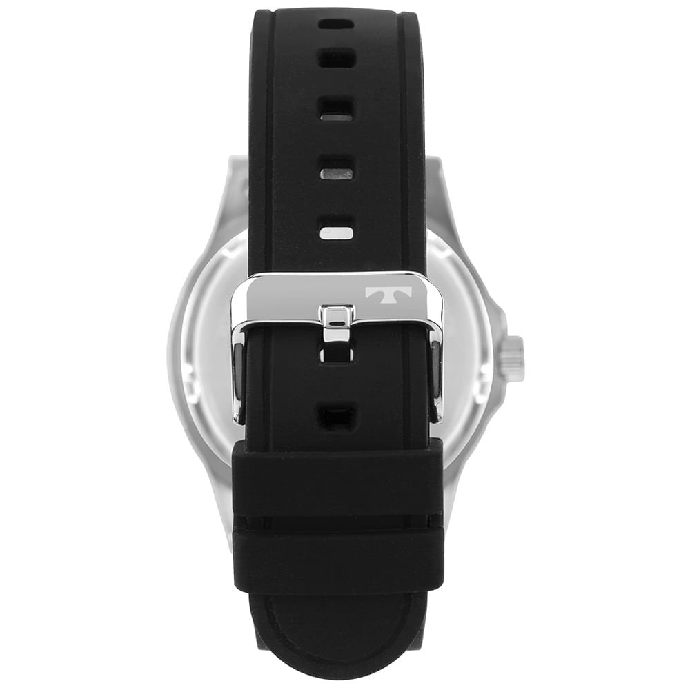 Relógio Technos Masculino Racer Prata - 2115KPT/2L Preto 3