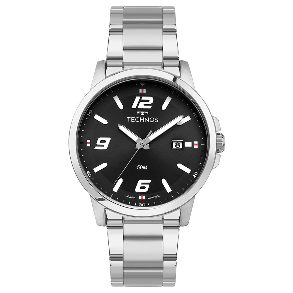 Relógio Technos Masculino Racer Prata - 2315LAV/1P Prata 1