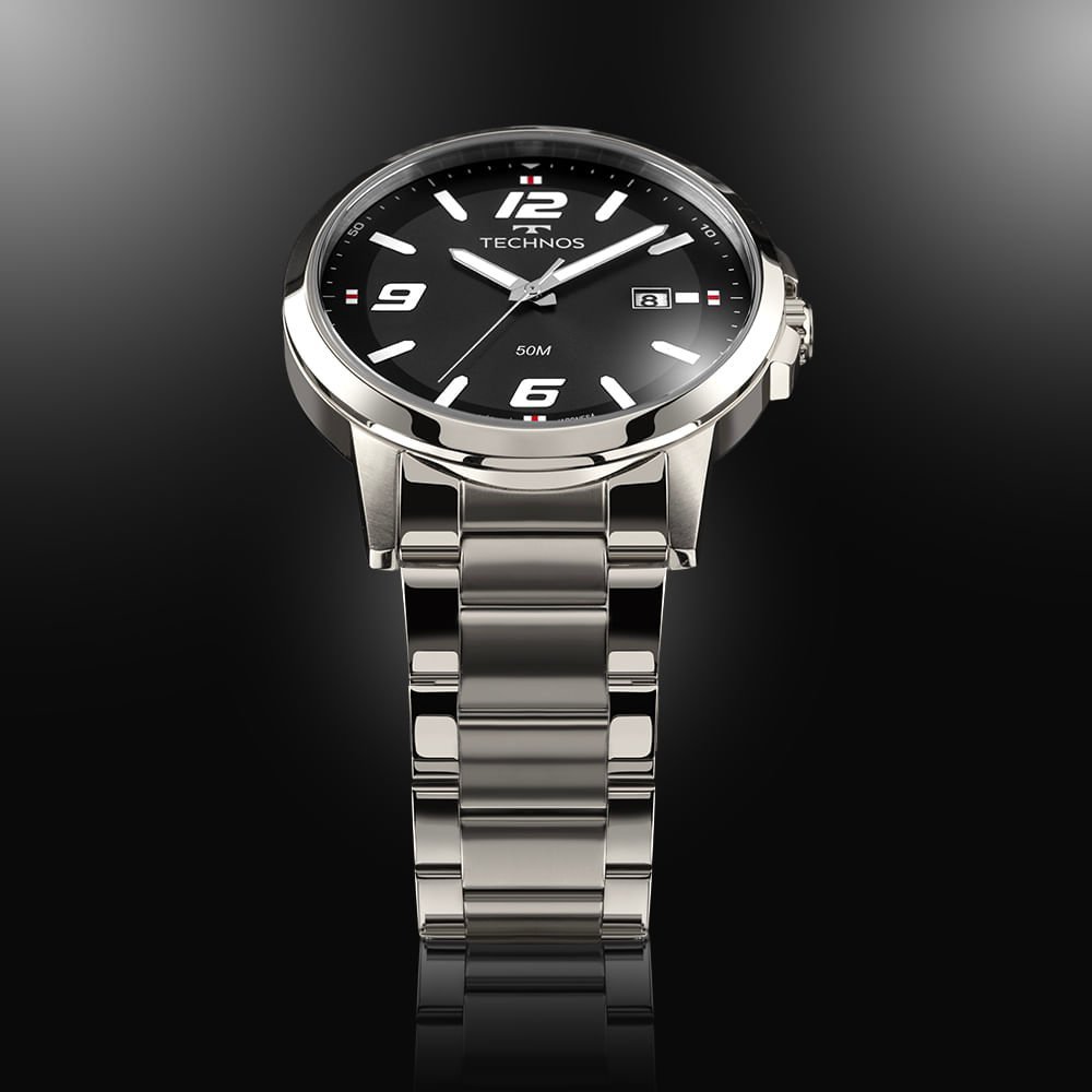 Relógio Technos Masculino Racer Prata - 2315LAV/1P Prata 4