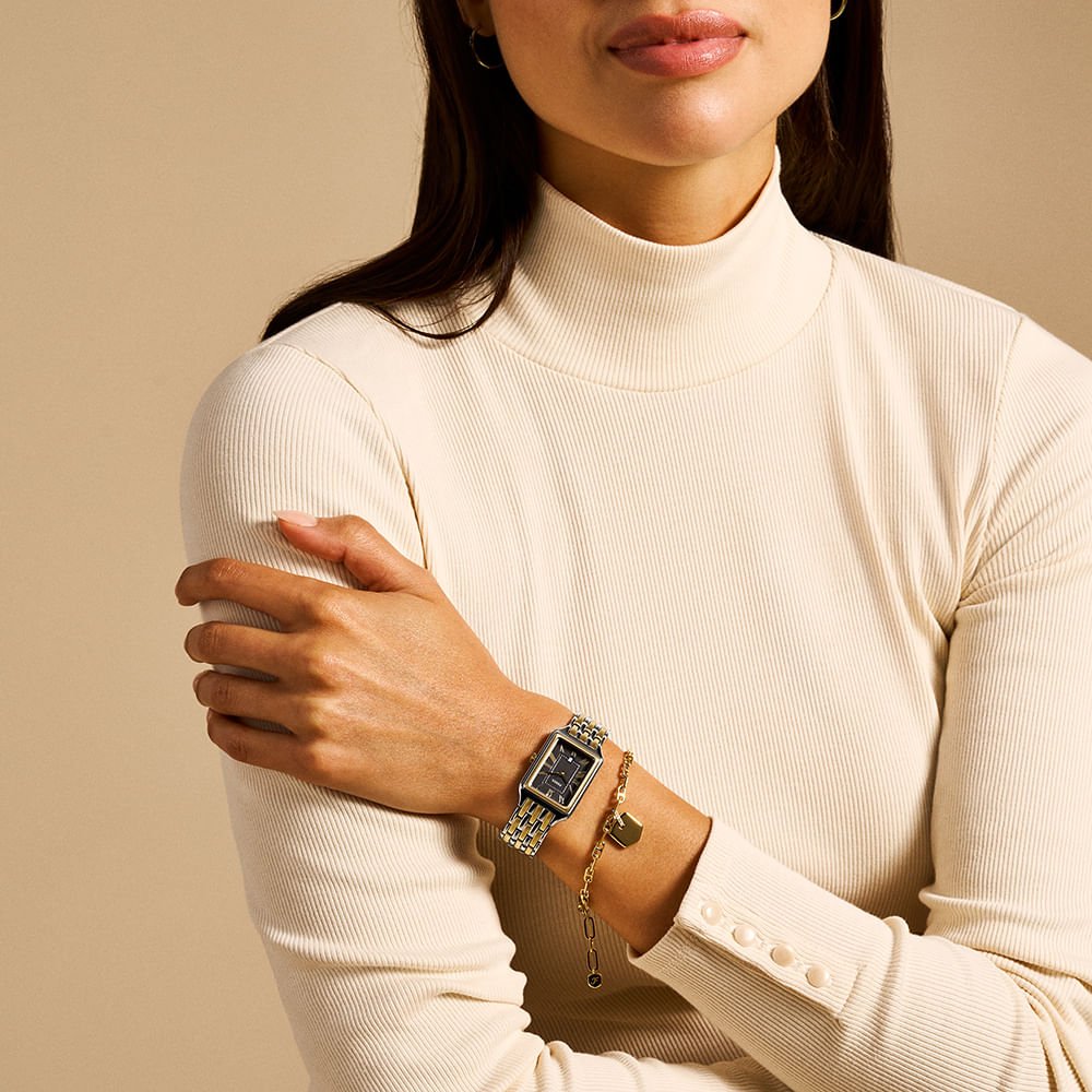 Kit Fossil Feminino Raquel Bicolor - ES5376SET/1CN Dourado/Prata 4