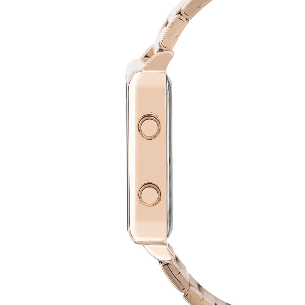 Relógio Condor Feminino Digital Rosé - COMD1202AJX/4J Rosa 2