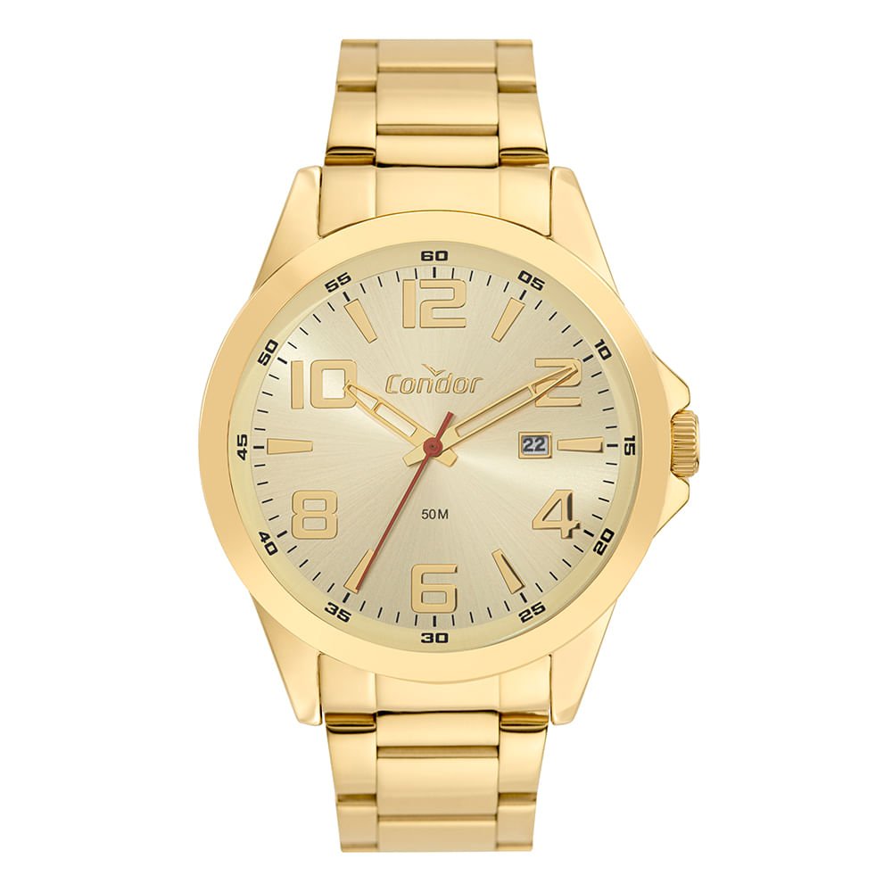 Relógio Condor Masculino Speed Racer Dourado - CO2115MYQ/4X