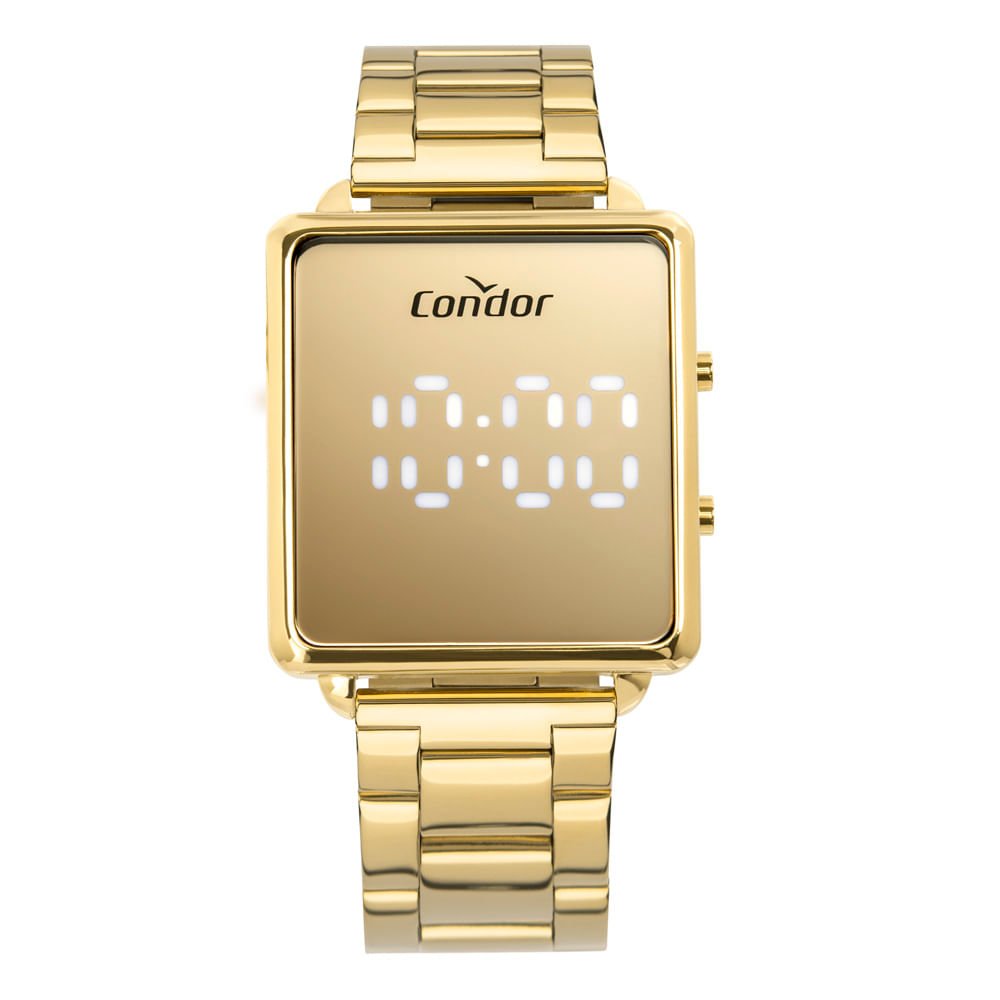 Relógio Condor Feminino Digital Dourado - COMD1202AJW/4X Dourado 1
