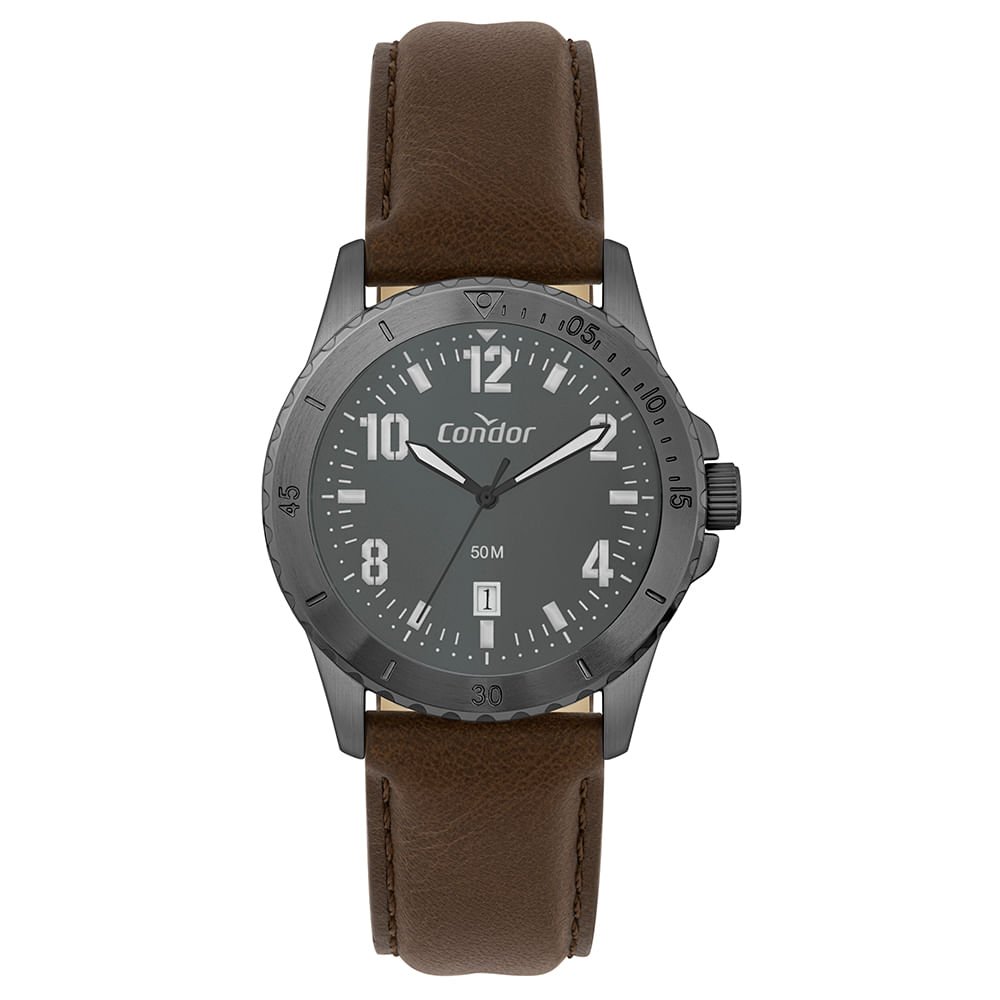 Relógio Condor Masculino Militar Grafite - CO2115MZA/4F