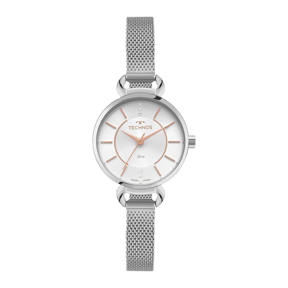 Relógio Technos Feminino Mini Prata - 2035NBP/1K Prata 1