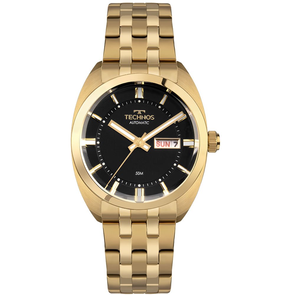 Relógio Technos Masculino Automatico Dourado - 8205OR/1P Dourado 1