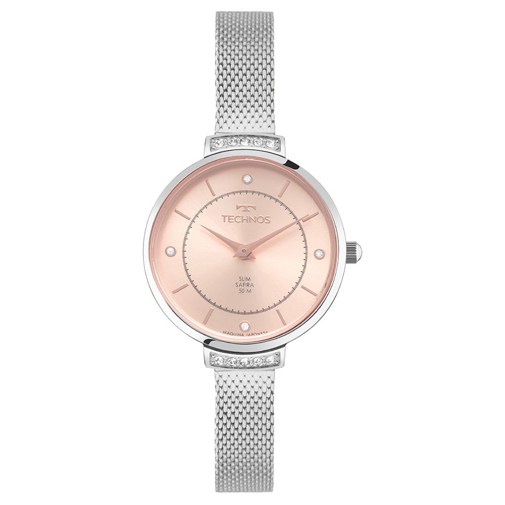 Relógio Technos Feminino Slim Prata - VJ20AC/1J Prata 2