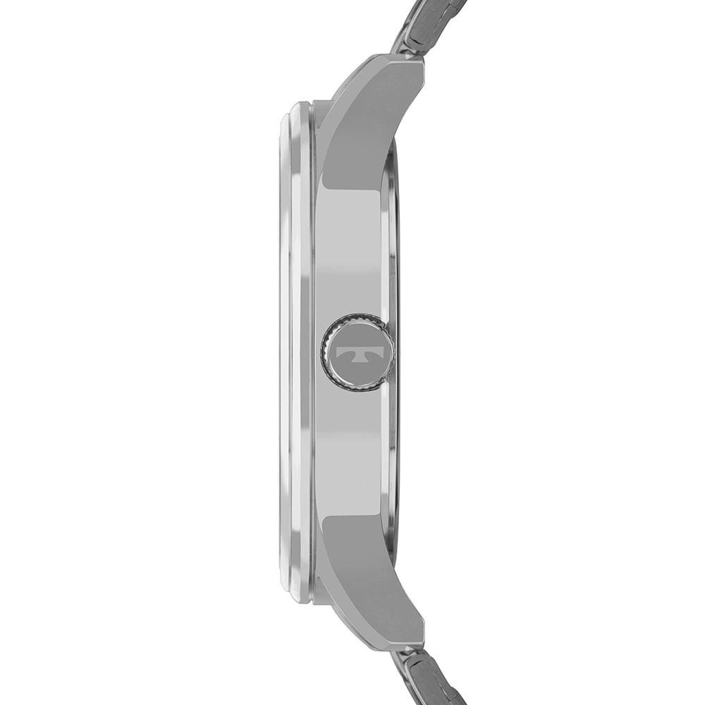 Relógio Technos Masculino Steel Prata - 2115TZU/1P Prata 2