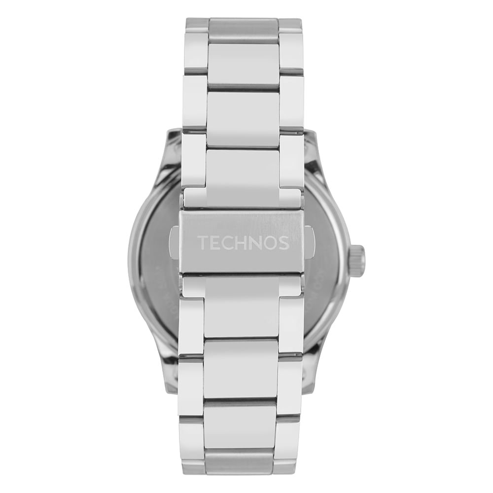 Relógio Technos Masculino Steel Prata - 2115TZU/1K Prata 3