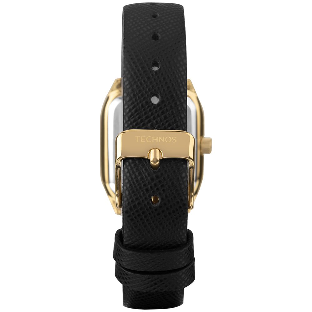 Relógio Technos Feminino Style Dourado - 2035NCP/0P Preto 3