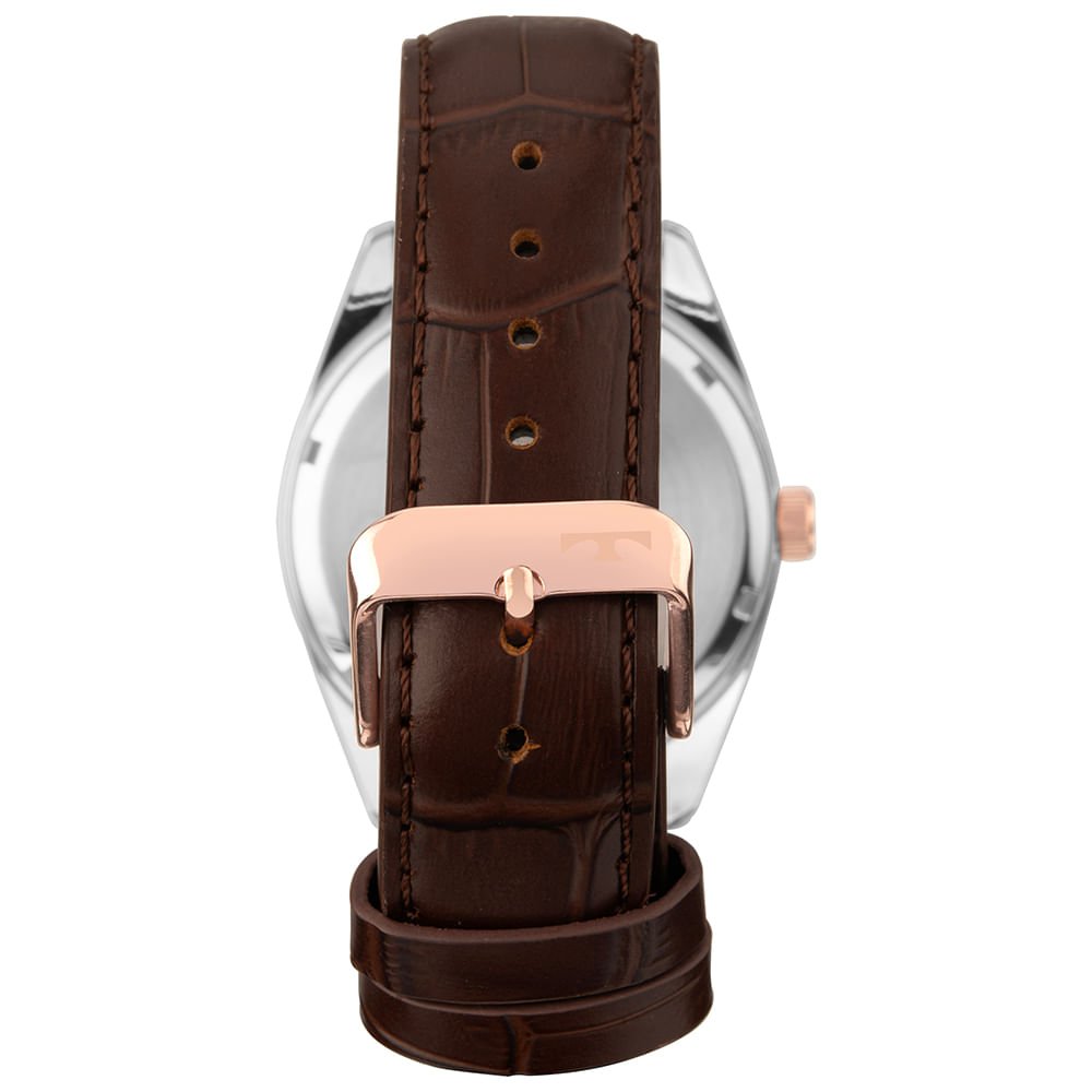 Relógio Technos Masculino Riviera Bicolor - 2317AI/0C Marrom 3