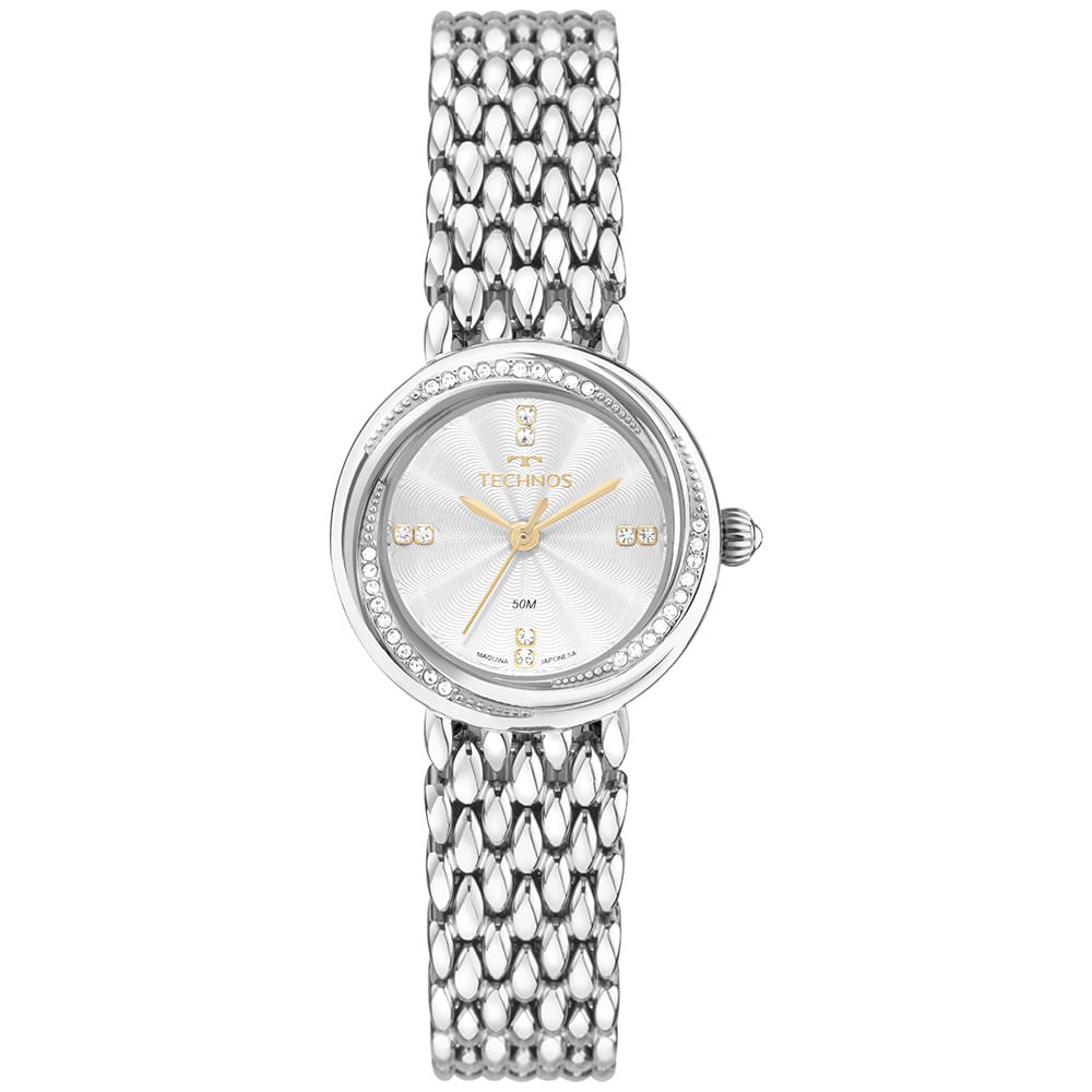 Relógio Technos Feminino Mini Joia Prata - 2035NBK/1K Prata 1