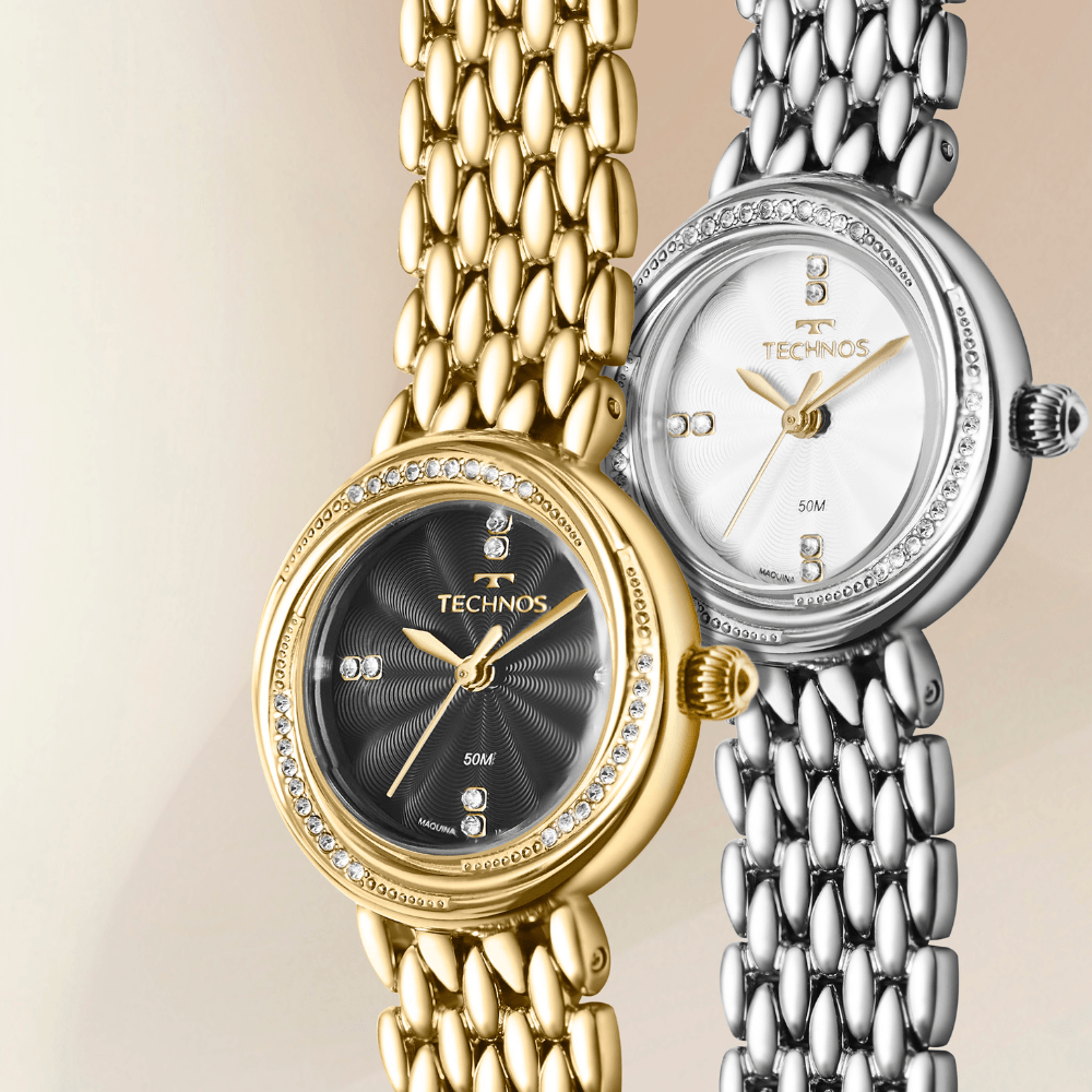 Relógio Technos Feminino Mini Joia Prata - 2035NBK/1K Prata 5