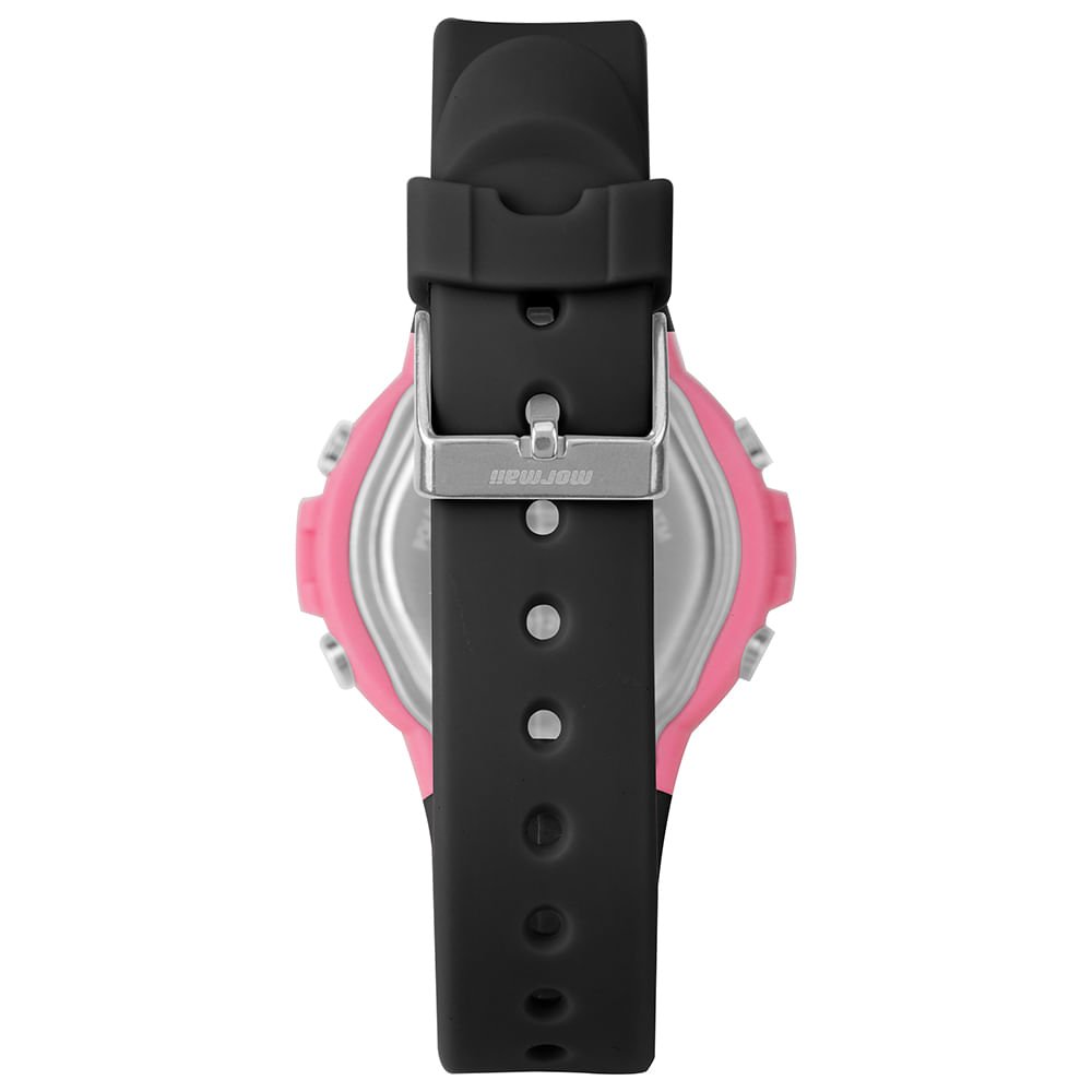 Relógio Mormaii Feminino Nxt Rosa - MO1244A/8P Preto/Azul 3