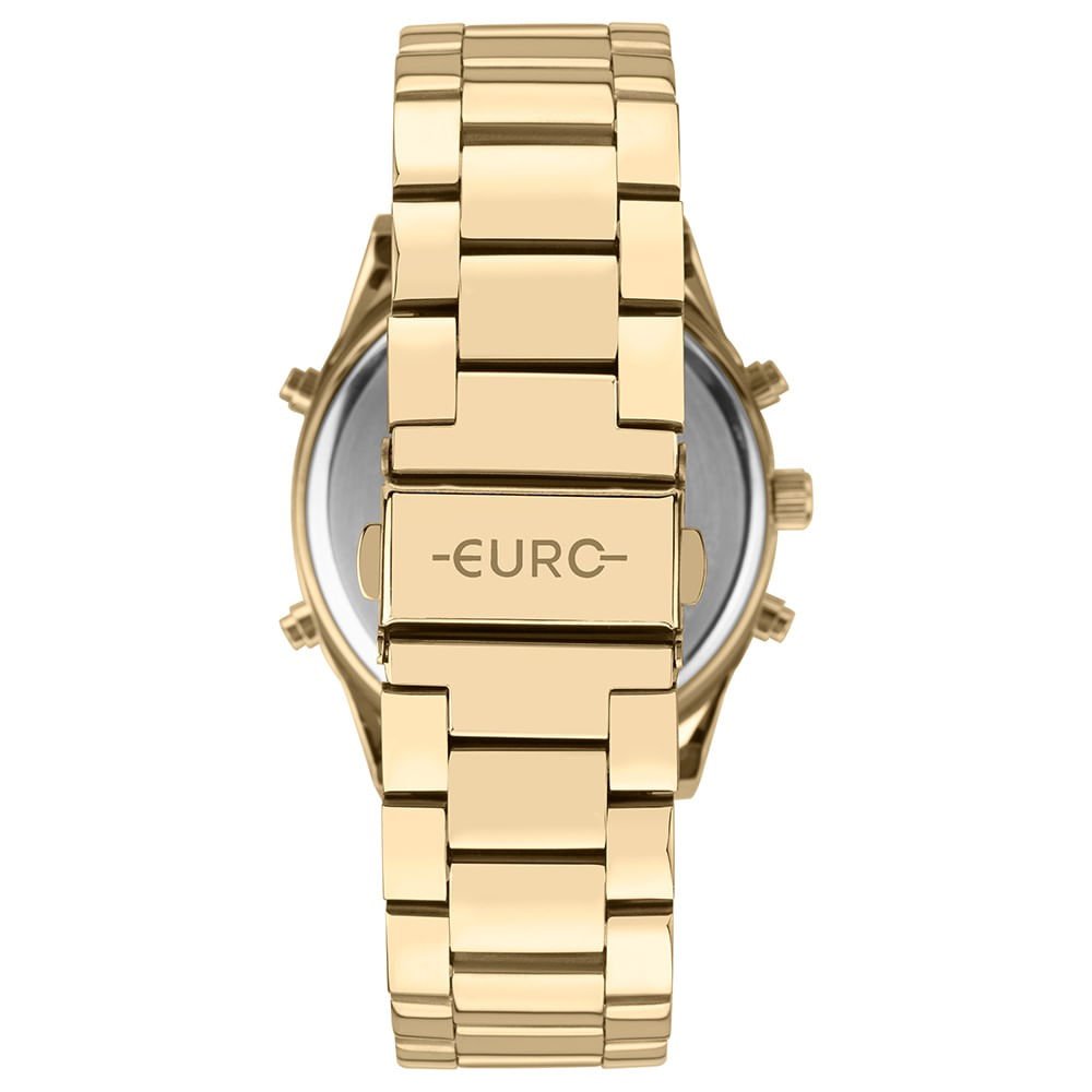 Relógio Euro Feminino Fashion Fit Sporty Dourado - EUBJ3890ABA/4D Dourado 3