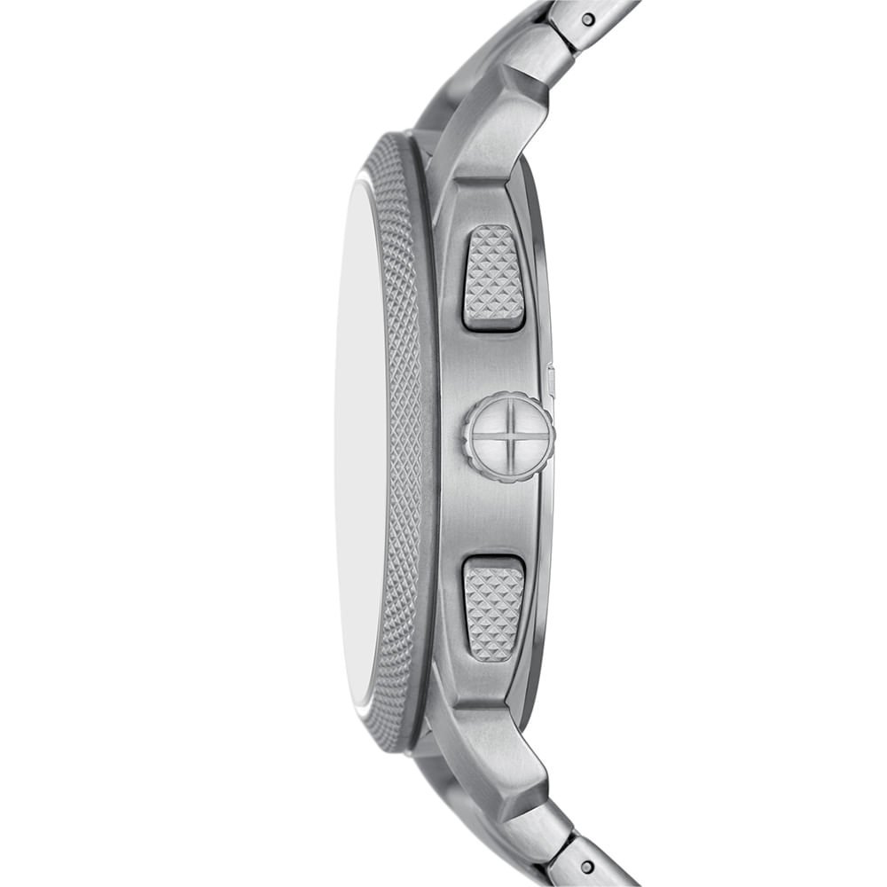 Relógio Fossil Masculino Machine Prata - FS6096/1AN Prata 2