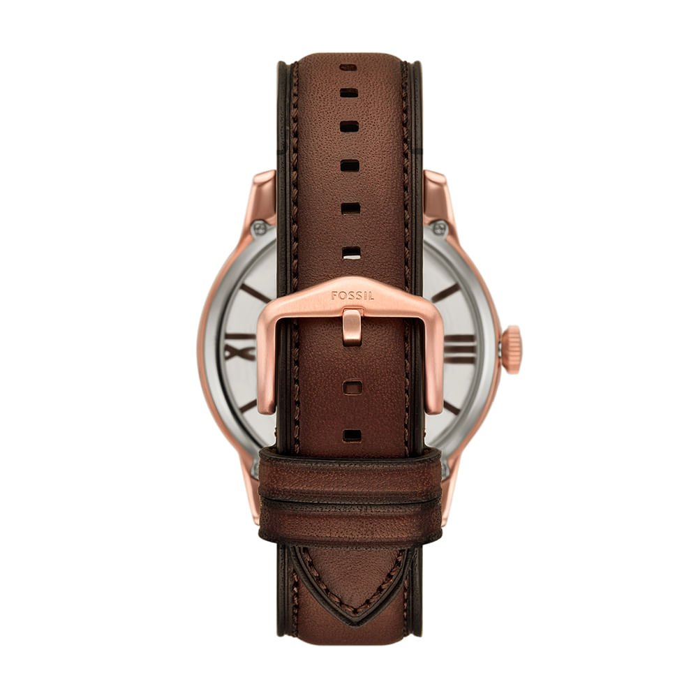 Relógio Fossil Masculino Townsman Rosé - ME3259/0MN Marrom 3