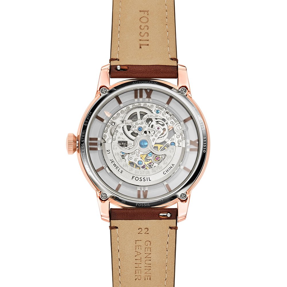 Relógio Fossil Masculino Townsman Rosé - ME3259/0MN Marrom 4