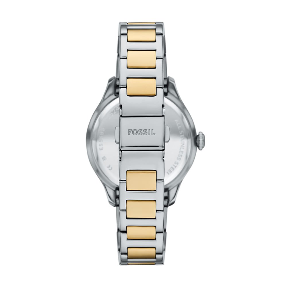 Relógio Fossil Feminino Fossil Bicolor - ES5396/1KN Prata 2