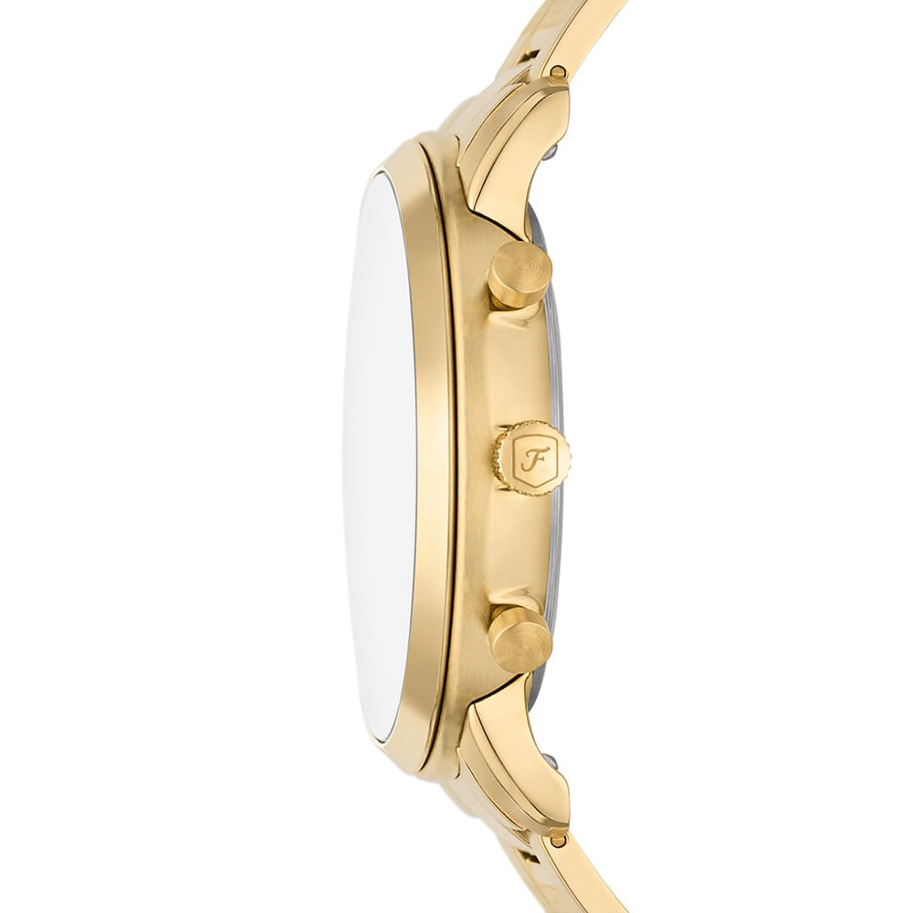 Relógio Fossil Masculino Neutra Dourado - FS6093/1PN Dourado 2