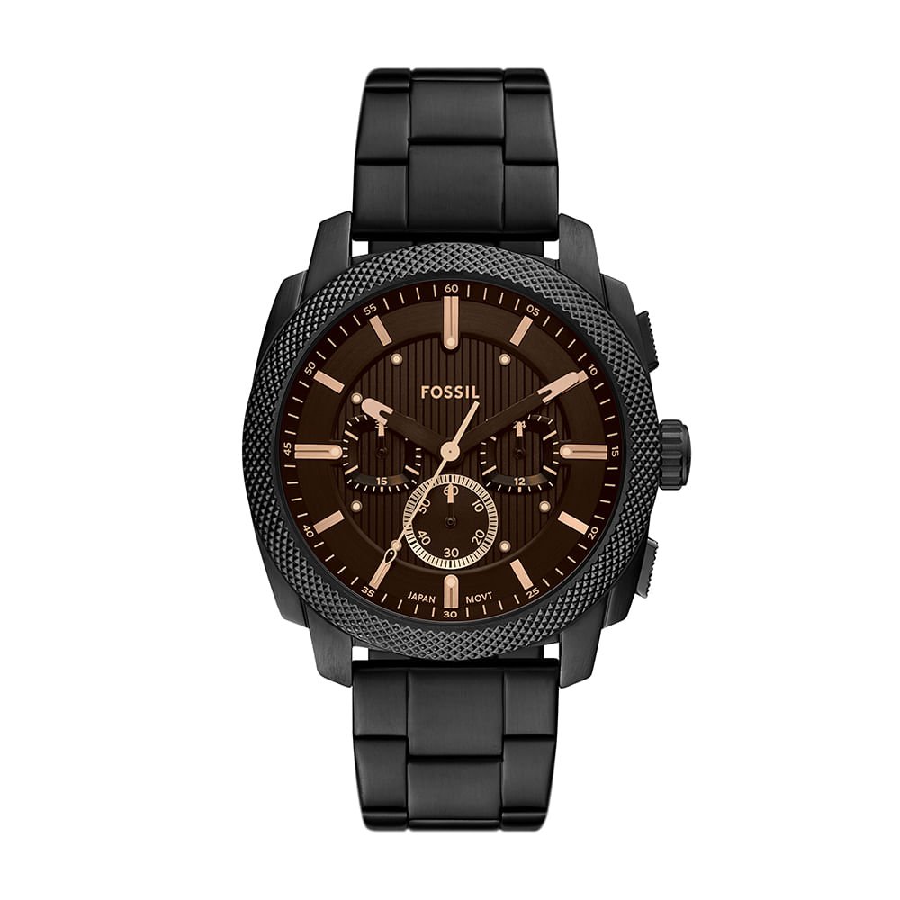 Relógio Fossil Masculino Machine Preto - FS6097/1PN Preto 4