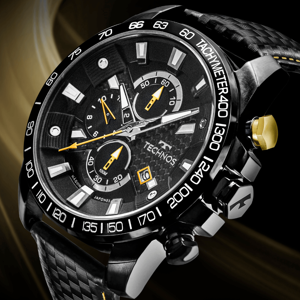 Relógio Technos Masculino Ts Carbon Preto - OS1ABT/0P Preto 4