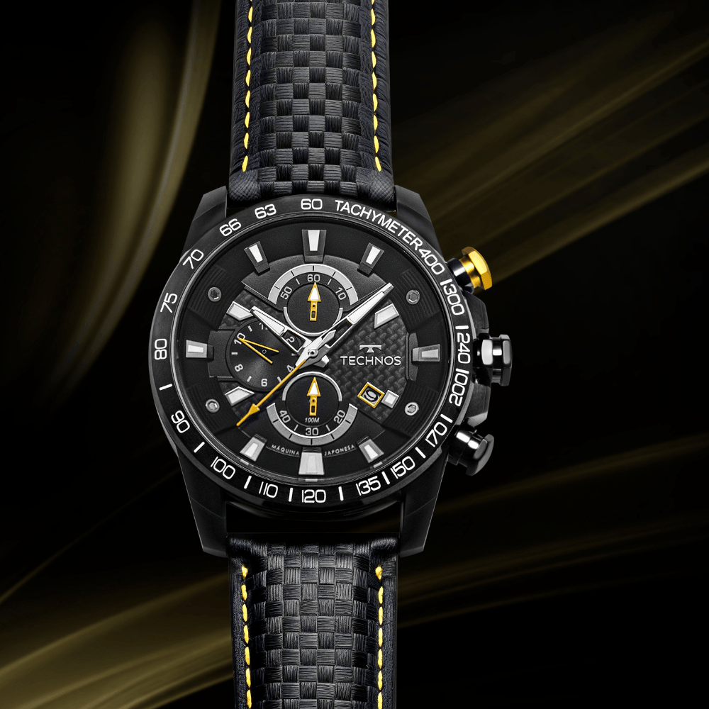 Relógio Technos Masculino Ts Carbon Preto - OS1ABT/0P Preto 5