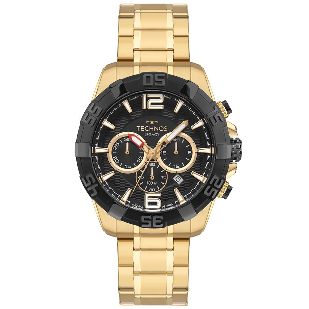 Relógio Technos Masculino Legacy Bicolor - JS26AFB/1P Dourado 1